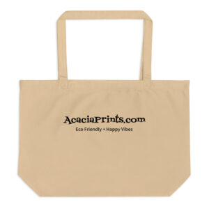 Large organic tote bag